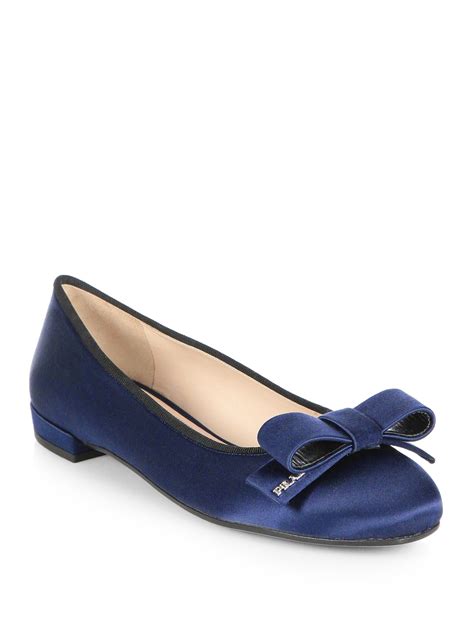 prada satin ballerina|Prada Ballet Flats .